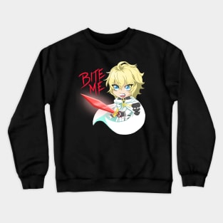 Mika Hyakuya - Bite Me Crewneck Sweatshirt